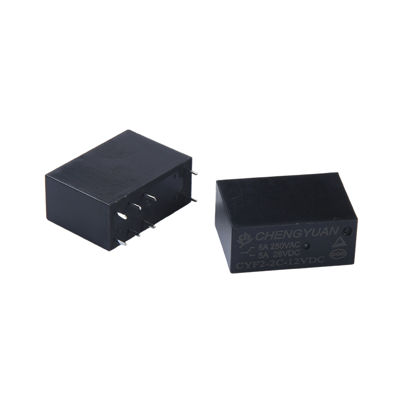 CYF2-relais, DPDT-relais, JQX-14F, 5A 250VAC-relais, 8A-relais, 8PIN PCB 0,54 W Relay.14F-vermogensrelais