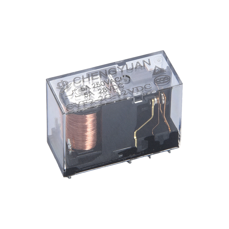 CYF2-relais, DPDT-relais, JQX-14F, 5A 250VAC-relais, 8A-relais, 8PIN PCB 0,54 W Relay.14F-vermogensrelais