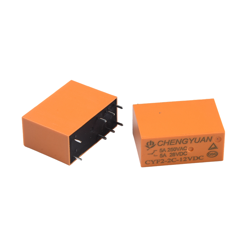 CYF2-relais, DPDT-relais, JQX-14F, 5A 250VAC-relais, 8A-relais, 8PIN PCB 0,54 W Relay.14F-vermogensrelais