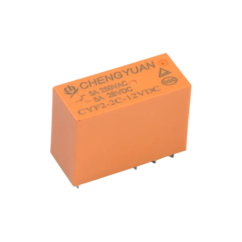 CYF2-relais, DPDT-relais, JQX-14F, 5A 250VAC-relais, 8A-relais, 8PIN PCB 0,54 W Relay.14F-vermogensrelais