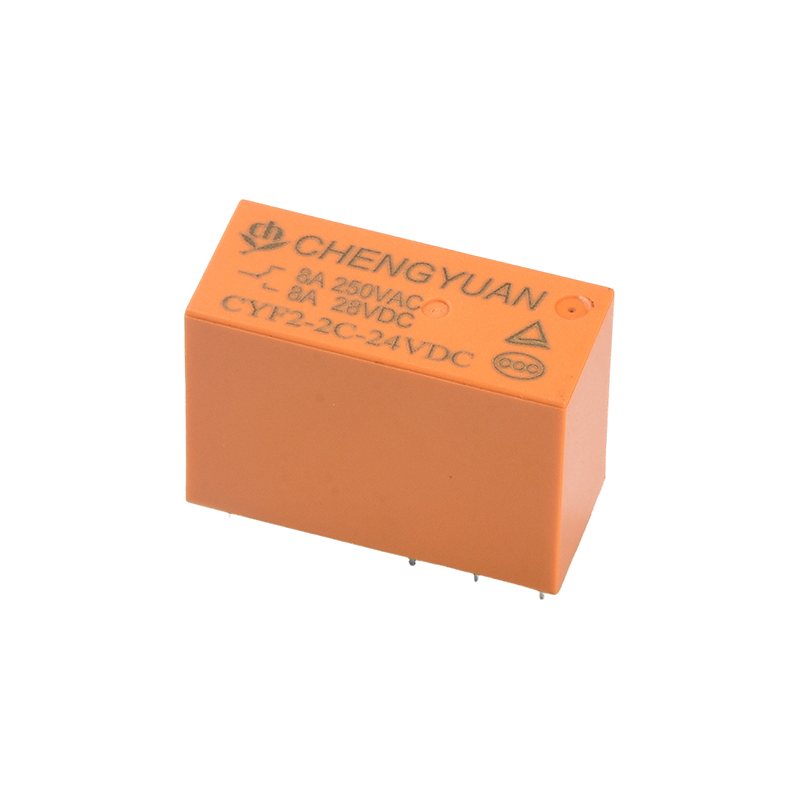 CYF2-relais, DPDT-relais, JQX-14F, 5A 250VAC-relais, 8A-relais, 8PIN PCB 0,54 W Relay.14F-vermogensrelais