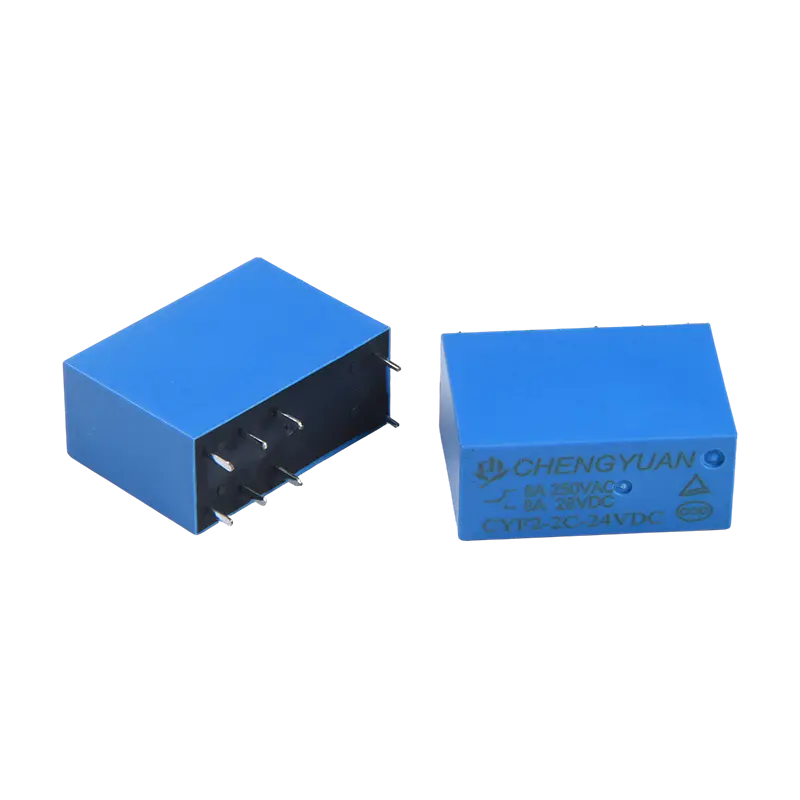 CYF2-relais, DPDT-relais, JQX-14F, 5A 250VAC-relais, 8A-relais, 8PIN PCB 0,54 W Relay.14F-vermogensrelais