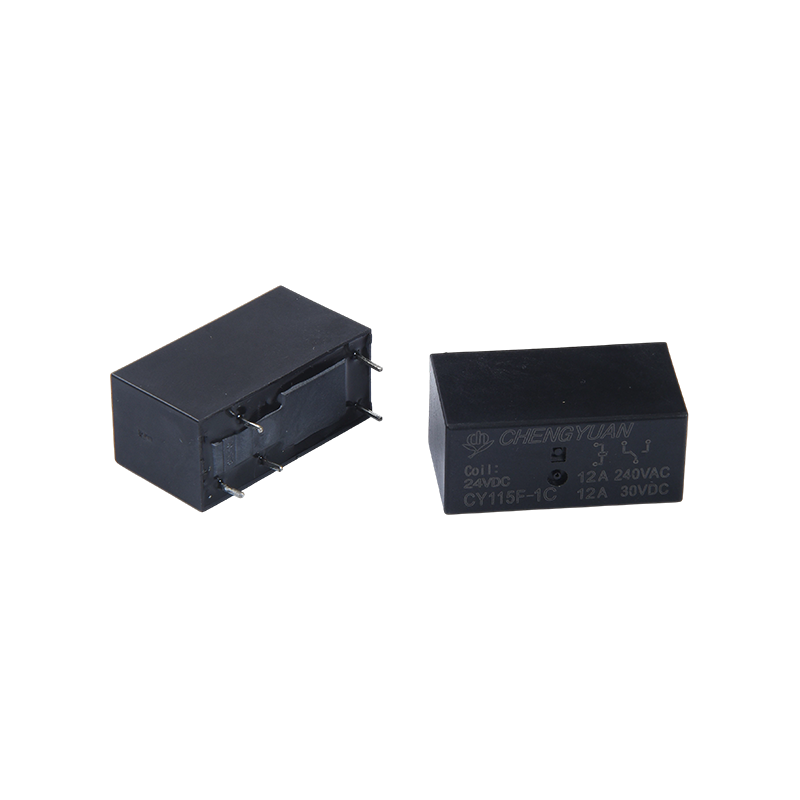 CY115F1 relais, SPSP PCB-relais, JQX-115F, 12A 0,4 W 5PIN Relay.115F vermogensrelais.