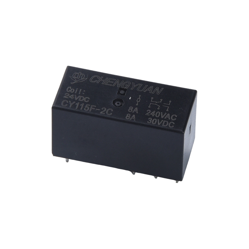 CY115F2 relais, DPDT PCB-relais, JQX-115F, 8A 0,4 W 8PIN relais, PCB 2C Relay.115F vermogensrelais