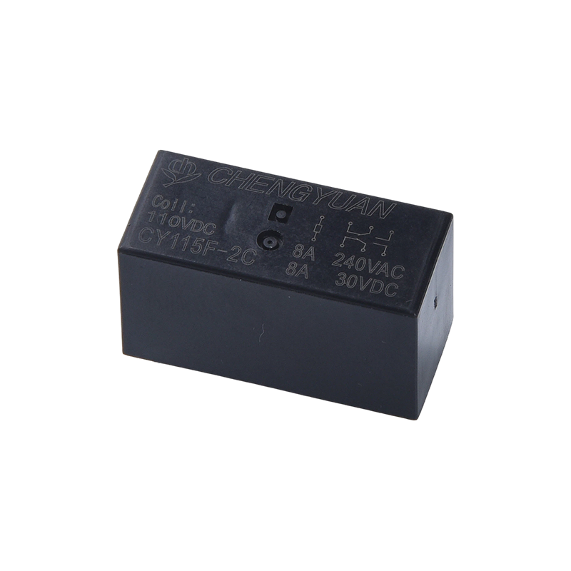 CY115F2 relais, DPDT PCB-relais, JQX-115F, 8A 0,4 W 8PIN relais, PCB 2C Relay.115F vermogensrelais