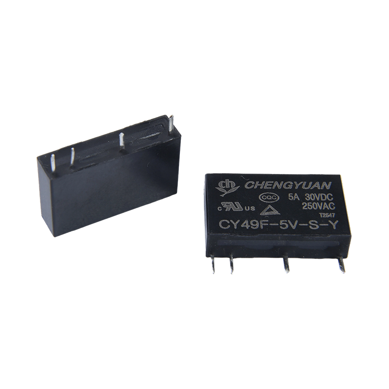 CY49F-relais, slank vermogensrelais, 49F-relais, signaalrelais, 4-pins PCB 5A 0,12 W klein relais.