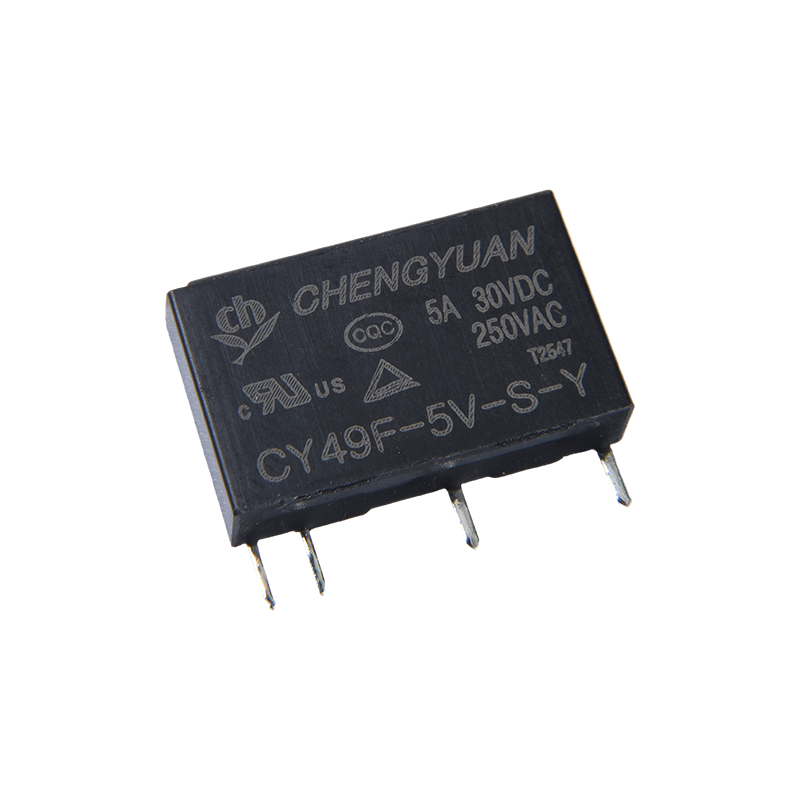 CY49F-relais, slank vermogensrelais, 49F-relais, signaalrelais, 4-pins PCB 5A 0,12 W klein relais.