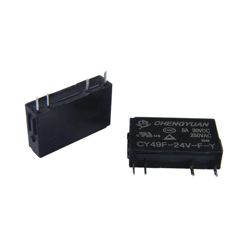 CY49F-relais, slank vermogensrelais, 49F-relais, signaalrelais, 4-pins PCB 5A 0,12 W klein relais.