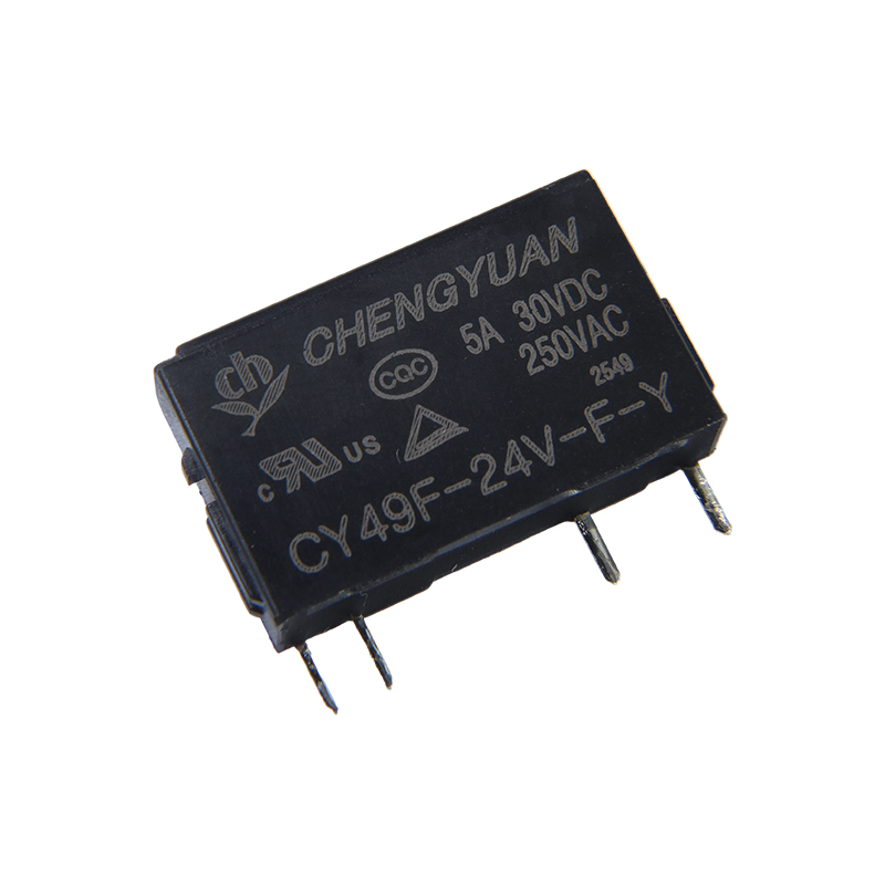 CY49F-relais, slank vermogensrelais, 49F-relais, signaalrelais, 4-pins PCB 5A 0,12 W klein relais.