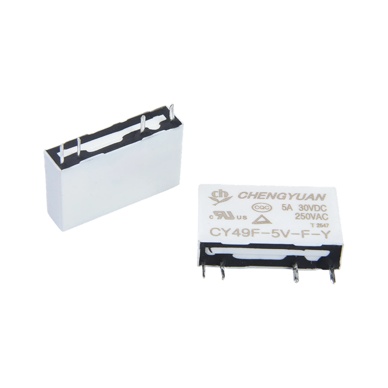 CY49F-relais, slank vermogensrelais, 49F-relais, signaalrelais, 4-pins PCB 5A 0,12 W klein relais.
