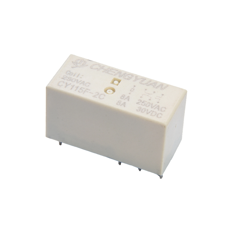 CY115F2 relais, DPDT PCB-relais, JQX-115F, 8A 0,4 W 8PIN relais, PCB 2C Relay.115F vermogensrelais