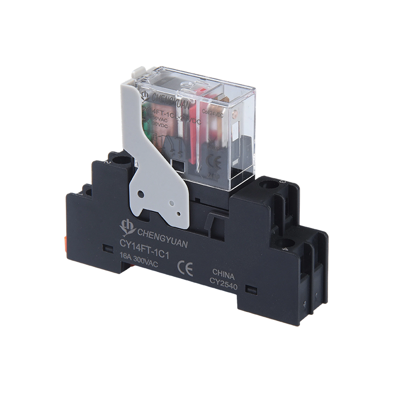 CY14FT-1CL relais, SPSP-relais, 14F breed voetrelais, 12A 5PIN vermogensrelais.