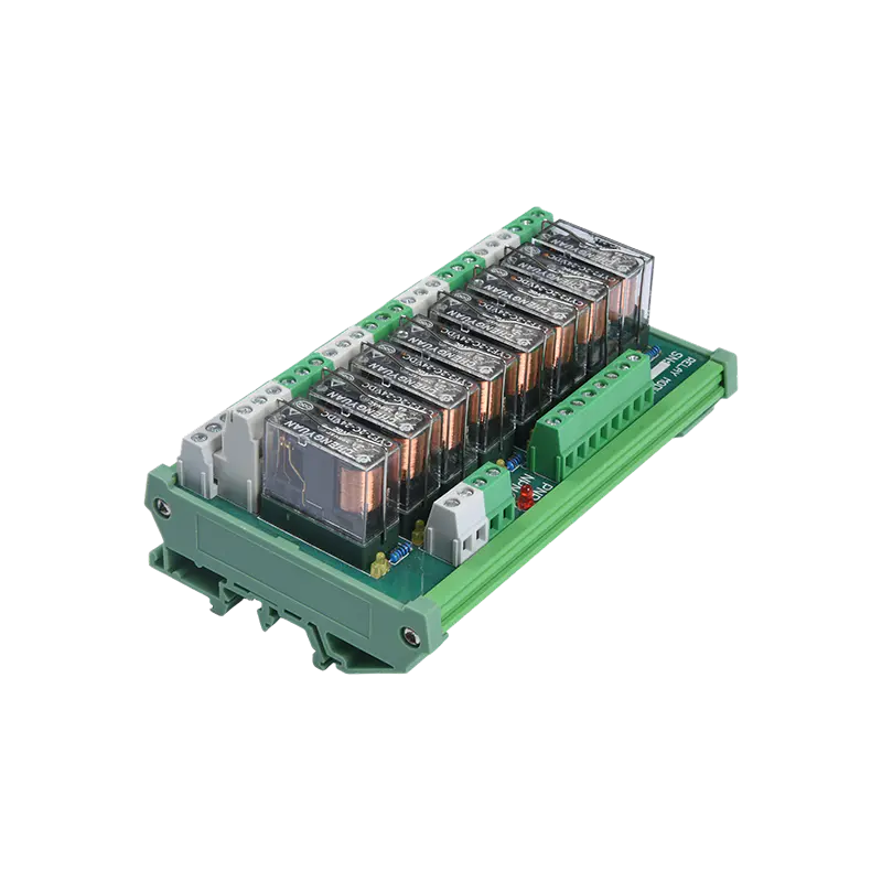 MCYF2 relaismodule, 14F railrelaismodule, 14F 5A 8A industriële aansluitmodule.