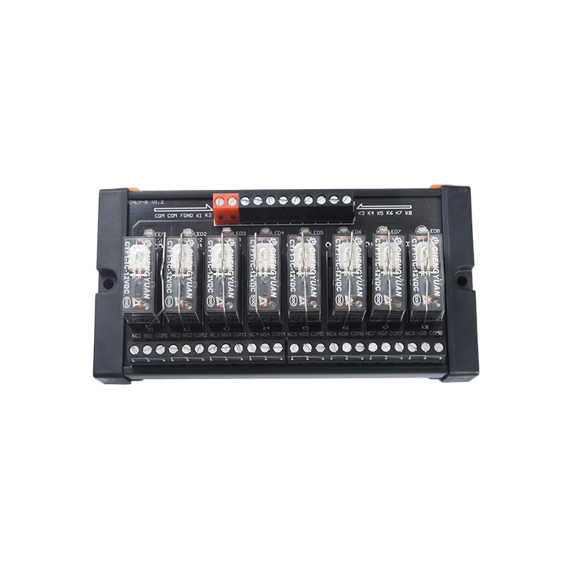 MCYF1 relaismodule, 14F railrelaismodule, 14F 10A industriële aansluitmodule.