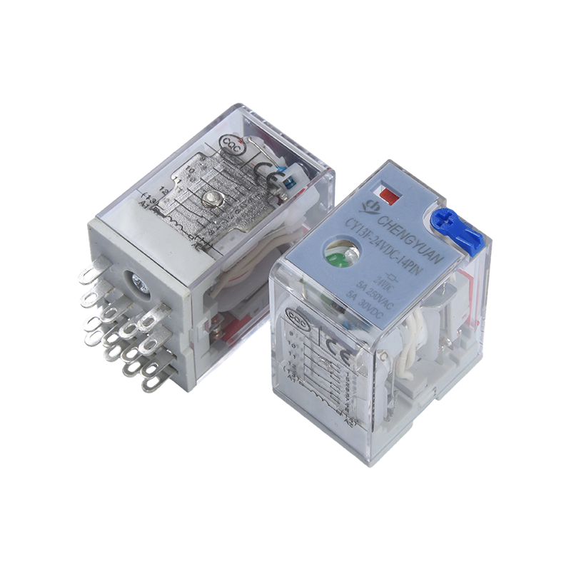 CY13F-relais, vermogensrelais 4PDT, JQX-13F, industrieel vermogensrelais, 4PDT/4Z, MY4 LY4.14PIN