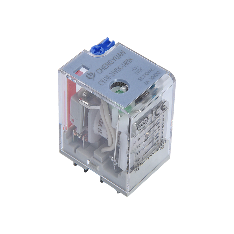 CY13F-relais, vermogensrelais 4PDT, JQX-13F, industrieel vermogensrelais, 4PDT/4Z, MY4 LY4.14PIN
