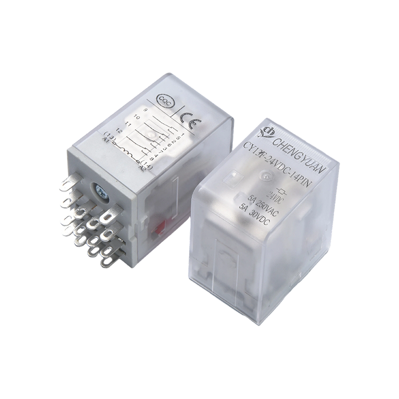 CY13F-relais, vermogensrelais 4PDT, JQX-13F, industrieel vermogensrelais, 4PDT/4Z, MY4 LY4.14PIN