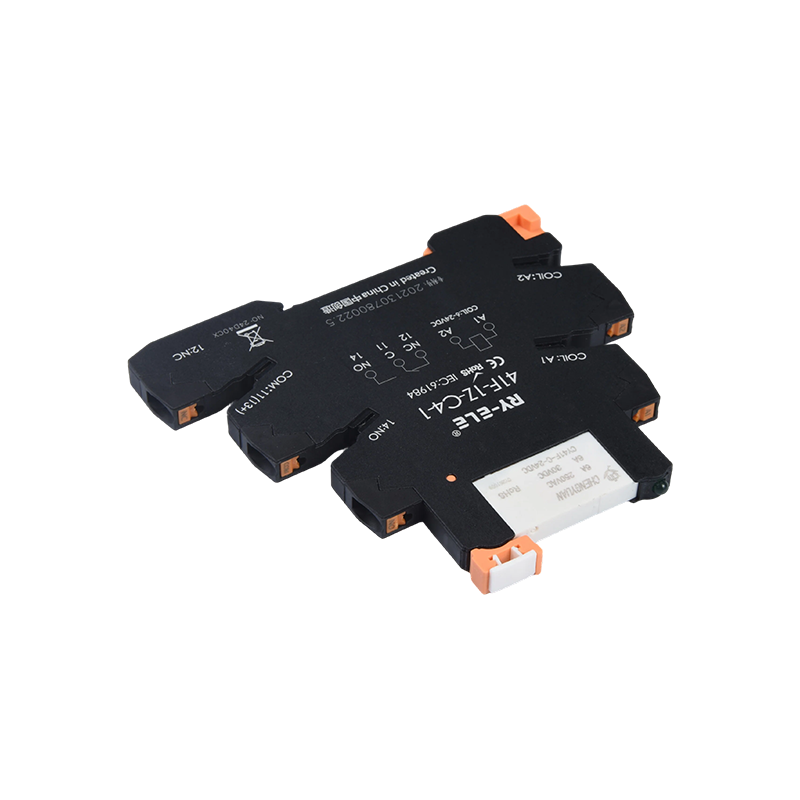 M41F relaismodule, 41F railrelaismodule, 41F slanke relaismodule beveiligingscircuit 6A.